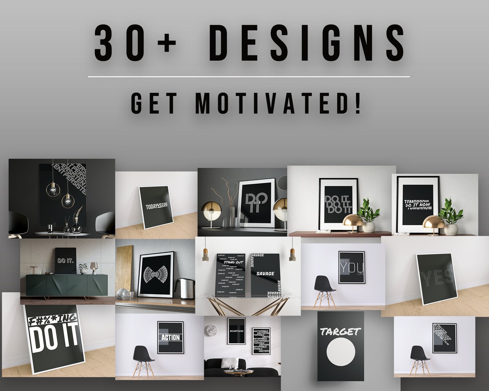 Printable Wall Art Motivational Poster Motivational Wall | Etsy