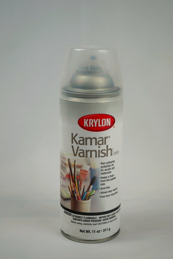 Krylon/sherwin Williams Kamar Varnish 1312 Paint Spray Museum Etsy