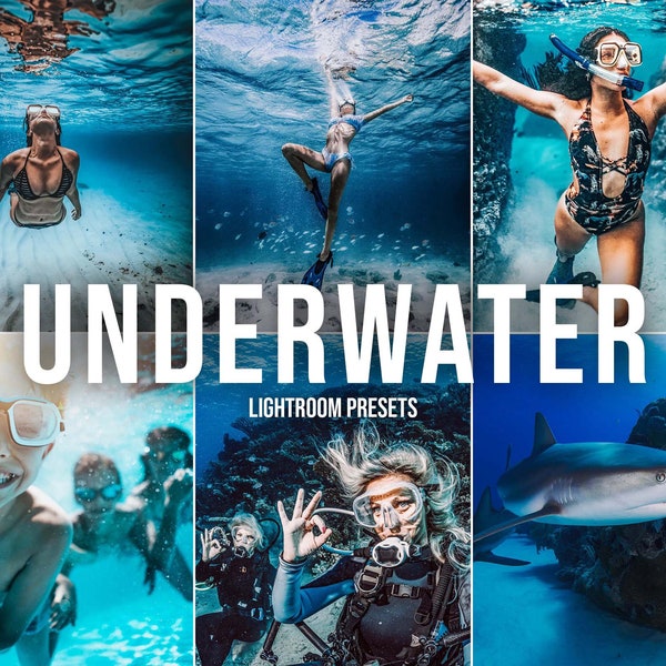 10 Mobile & Desktop Lightroom Presets, Underwater Presets, Professional One Click Presets for Influencers, Bloggers and Photographers.