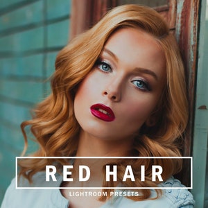 10 Mobile & Desktop Lightroom Presets, Red Hair Presets, Professional One Click Presets for Influencers, Bloggers and Photographers.