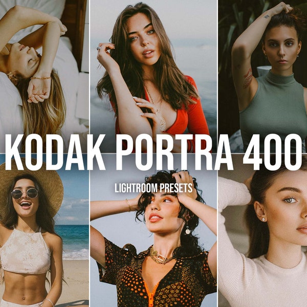 15 Mobile & Desktop Lightroom Presets, Kodak Portra 400, Professional One Click Presets for Influencers, Bloggers and Photographers