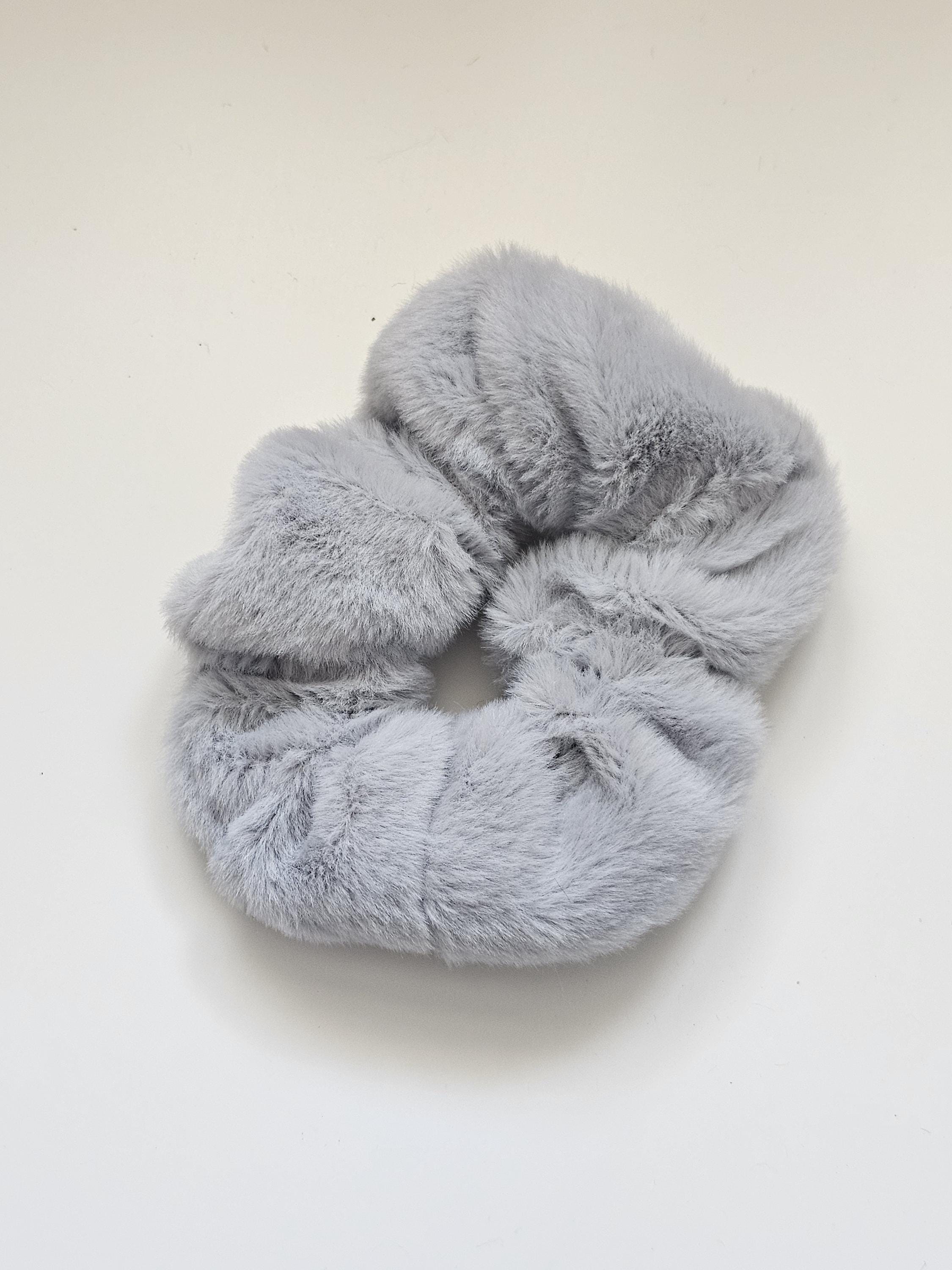 Super soft plush scrunchies, Fluffy hair scrunchie, Womens hair scrunchie, Girls scrunchies, Hair accessories, Gift for her - Thumbnail 7
