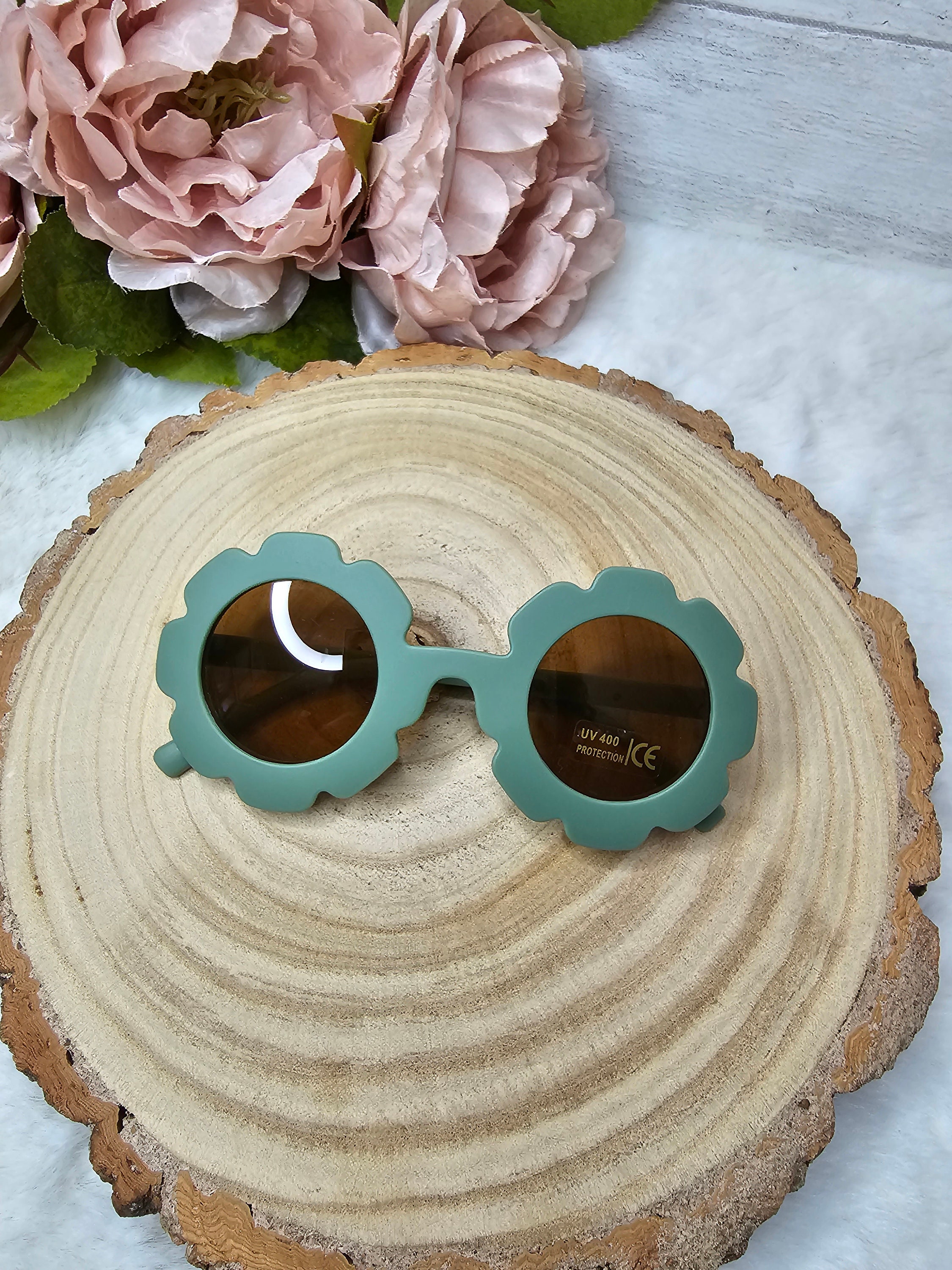 Girls flower sunglasses, Toddler sunglasses, Girls accessories, Stylish sunglasses, Flower girl gift, Girls birthday gift - Thumbnail 4