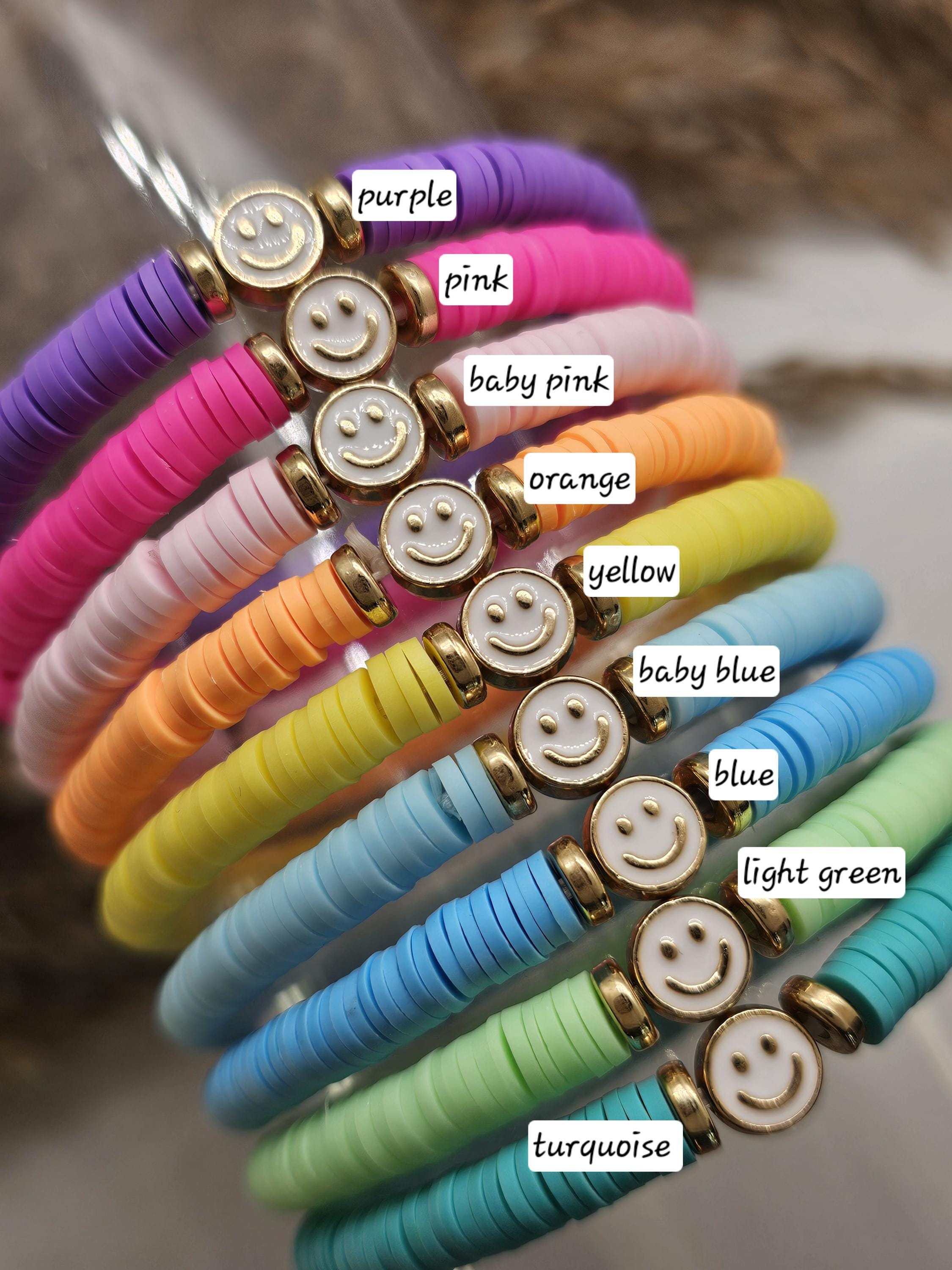 Smiley Polymer Clay Bracelets - Thumbnail 3