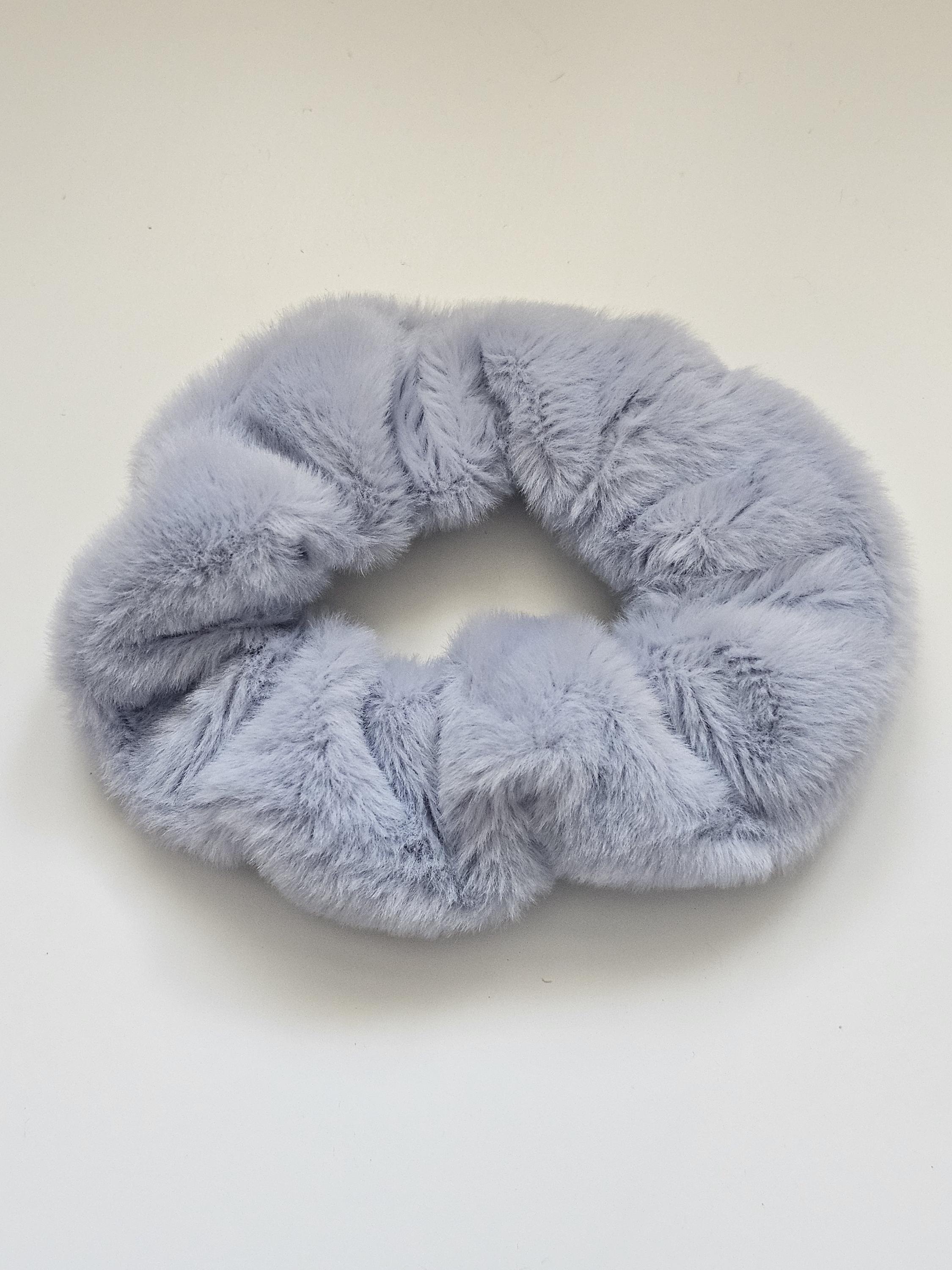 Super soft plush scrunchies, Fluffy hair scrunchie, Womens hair scrunchie, Girls scrunchies, Hair accessories, Gift for her - Thumbnail 6