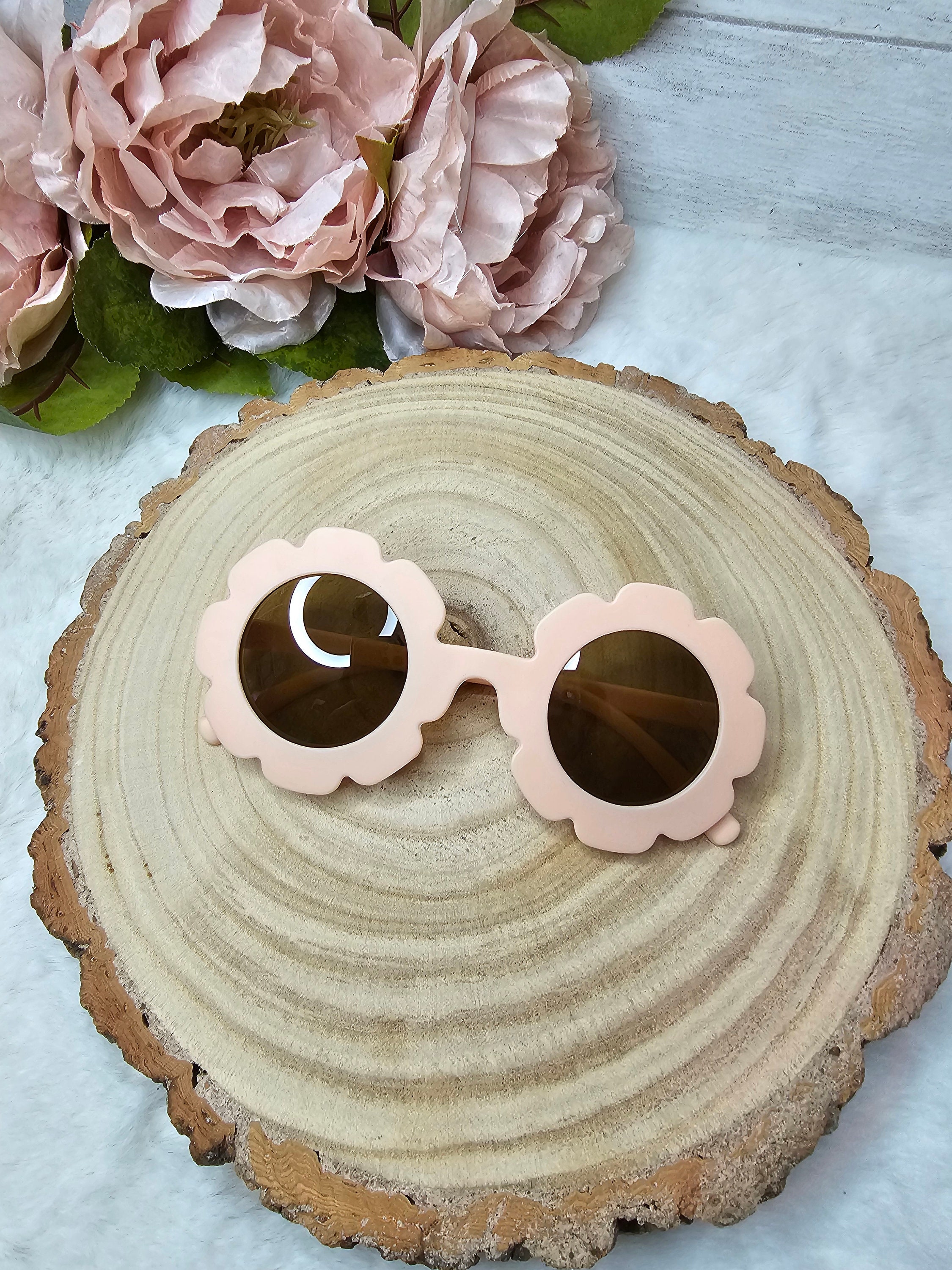 Girls flower sunglasses, Toddler sunglasses, Girls accessories, Stylish sunglasses, Flower girl gift, Girls birthday gift - Thumbnail 6