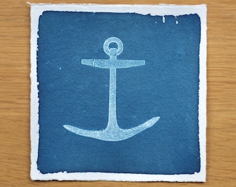 Cyanotype of Anchor (No.2)