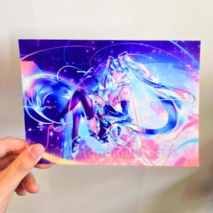 Hatsune Miku Virtual Diva 5 x 7 in. Glossy Print