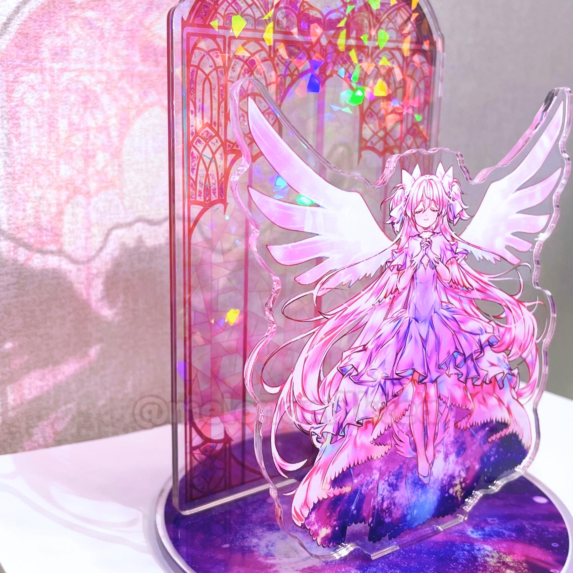 Goddess Madoka and Devil Homura Acrylic Stained Glass Standees Etsy