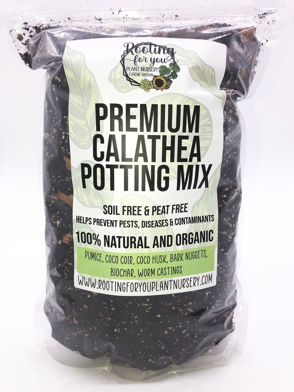 Calathea Premium Potting Mix SOIL LESS Mix 1/2 Gallon and 1 Etsy