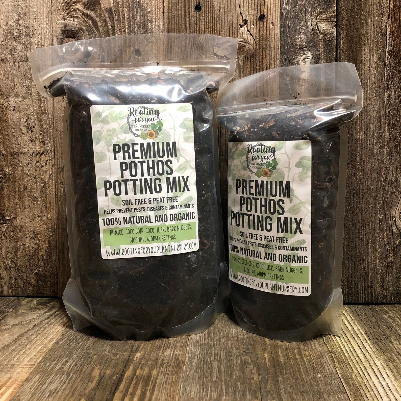 Pothos Premium Potting Mix SOIL LESS Mix 1/2 Gallon and 1 Etsy