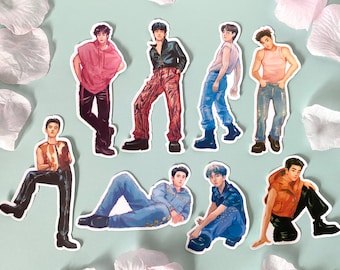 EXO Cream Soda Matte Stickers - EXIST album - 8 members