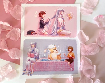 Casual Day with Yue, Kero, and Sakura - CCS Fan Art Prints