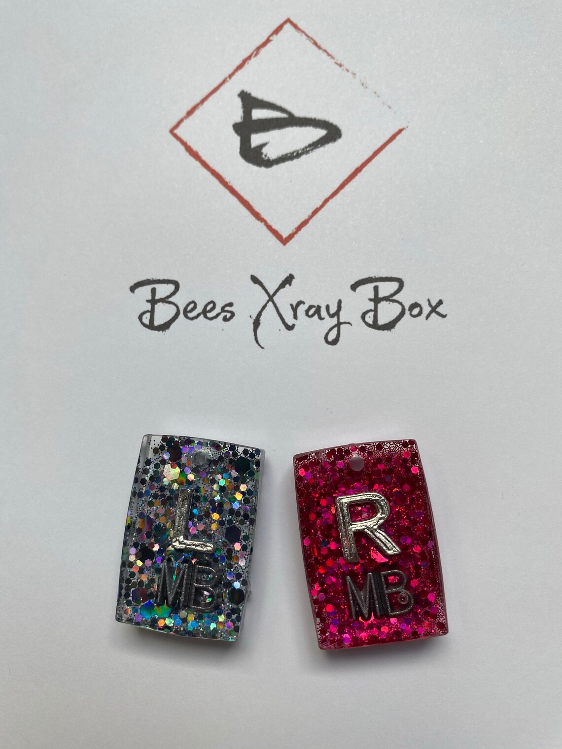 Xray letter / Xray marker glitter only Etsy