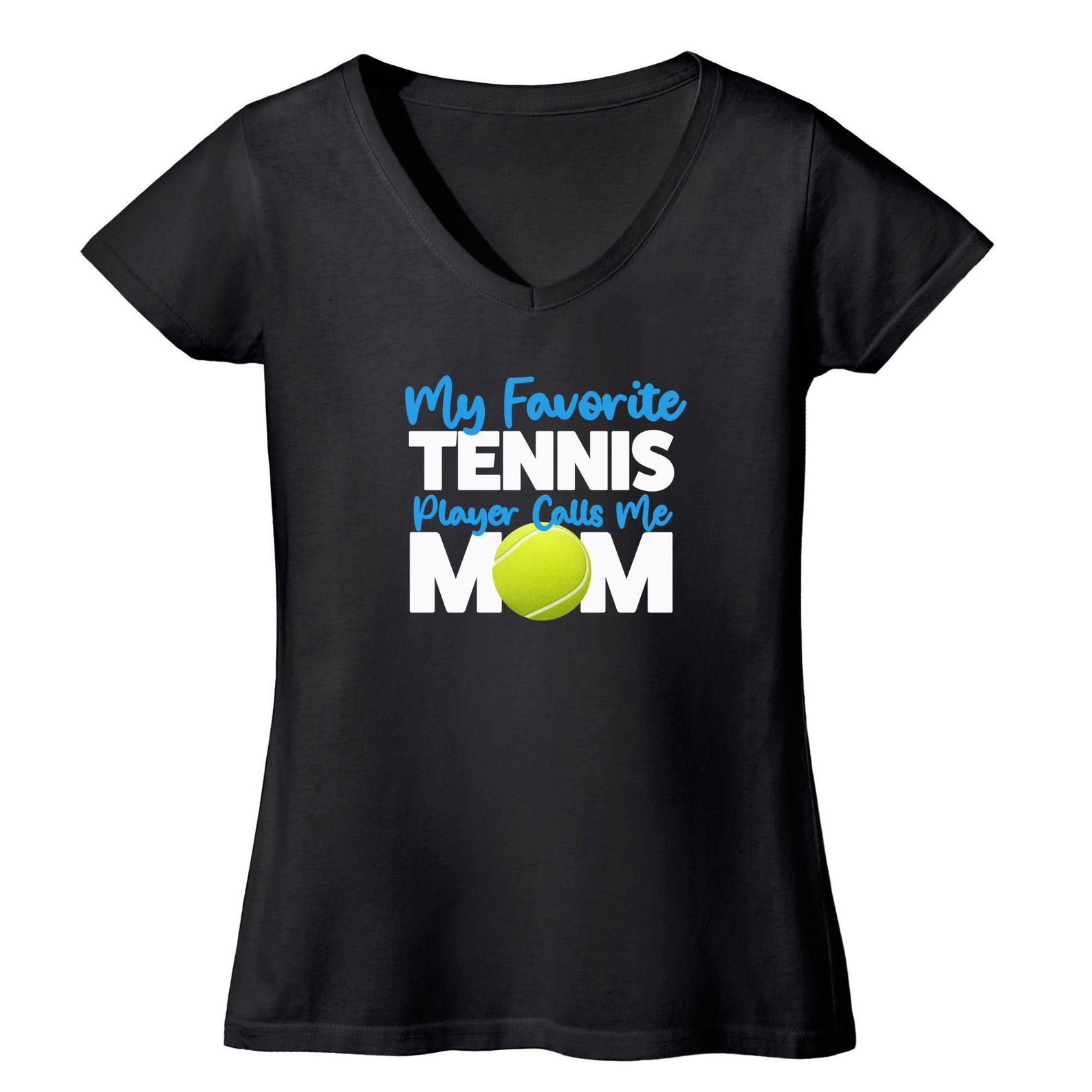 Tennis Mom Shirt My Favorite Tennis Player Calls Me Mom Etsy