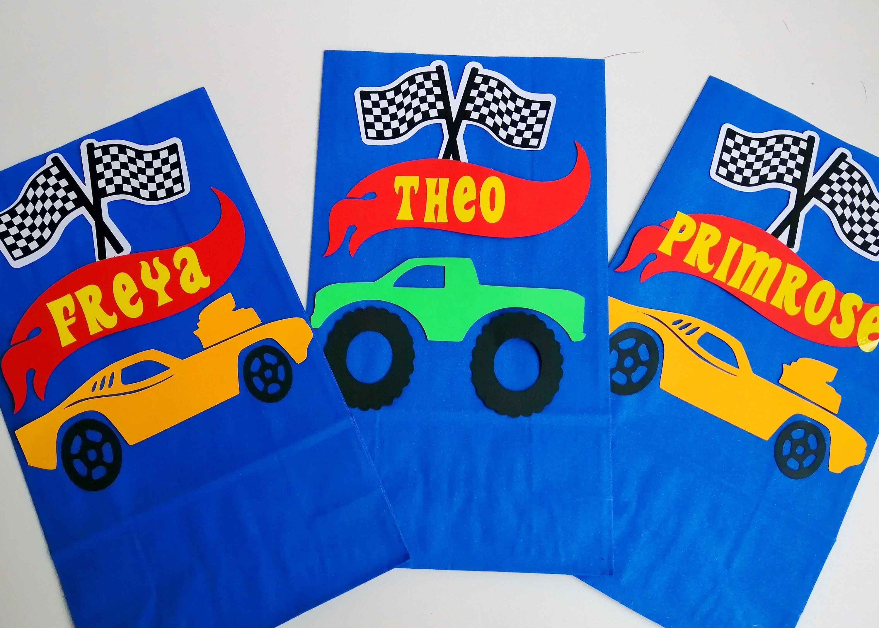 Hot Wheels party bags personalised party favour bags party Etsy