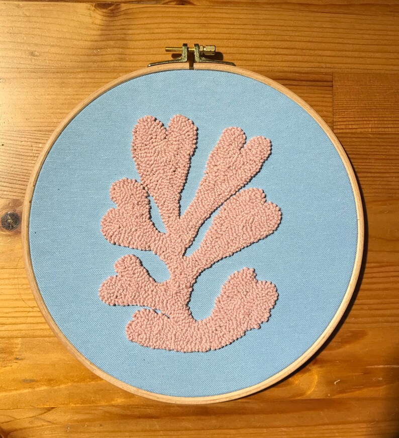 Punch Needle Art Wall Decor Embroidery Hoop Inspired by Etsy