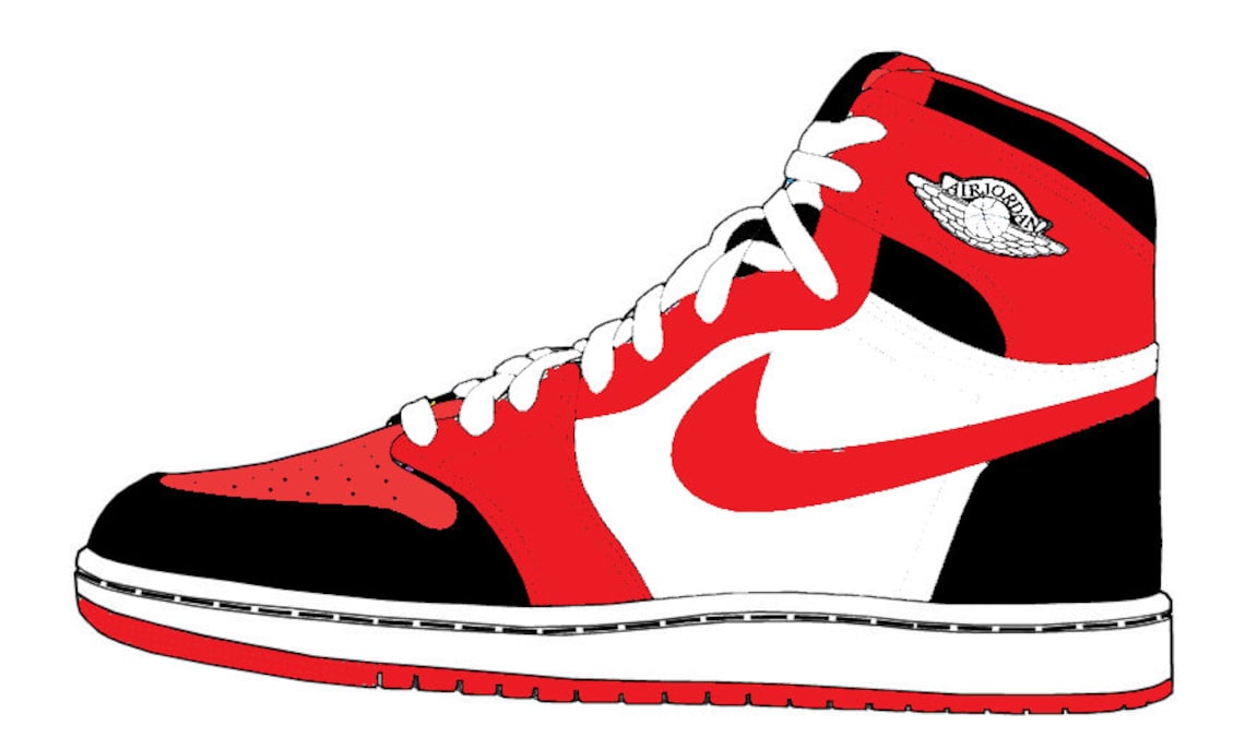 Air jordan1 SVG/png cut file | Etsy