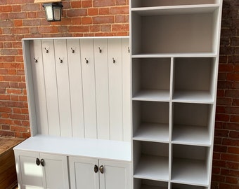 Amelia Entryway Coat and Shoe Unit