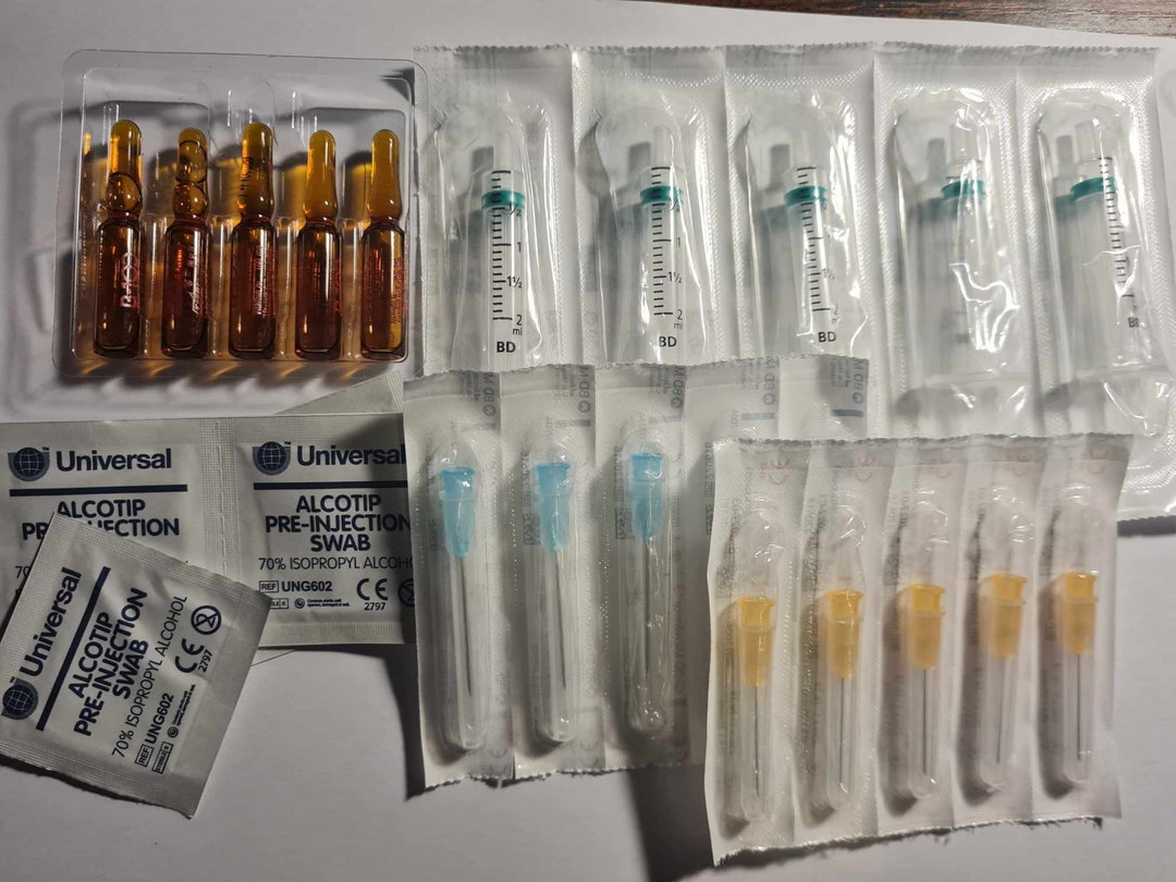 Vitamin Self Injection Kit X5 Etsy UK