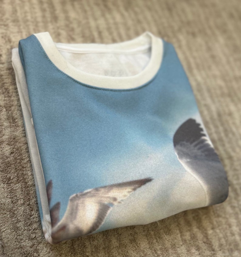 1989 Taylor Swift Album Cover Seagull Sweatshirt, Swift Sweatshirt, Replica Merch for Swifties, Tay Fan Merchandise, Polaroid Photoshoot image 3