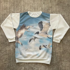 1989 Taylor Swift Album Cover Seagull Sweatshirt, Swift Sweatshirt, Replica Merch for Swifties, Tay Fan Merchandise, Polaroid Photoshoot image 5
