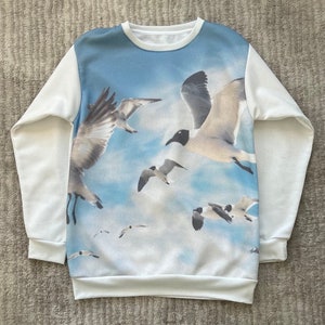 1989 Taylor Swift Album Cover Seagull Sweatshirt, Swift Sweatshirt, Replica Merch for Swifties, Tay Fan Merchandise, Polaroid Photoshoot image 1