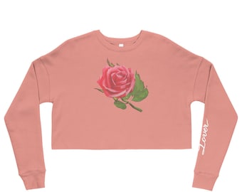 Rose Crop Sweatshirt (Lover Unofficial Merchandise)