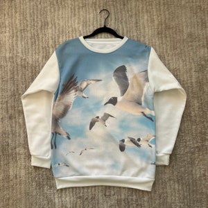 1989 Taylor Swift Album Cover Seagull Sweatshirt, Swift Sweatshirt, Replica Merch for Swifties, Tay Fan Merchandise, Polaroid Photoshoot image 4