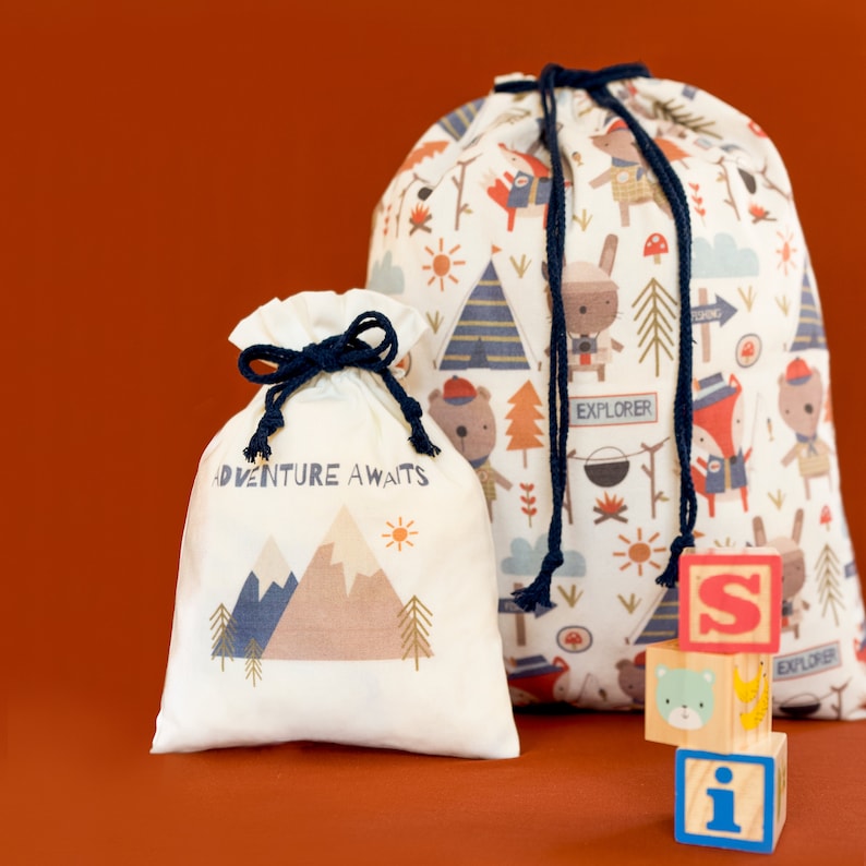 Baby Shower Gift Bag Reusable Gift Wrap for Boy Bday Fabric Etsy