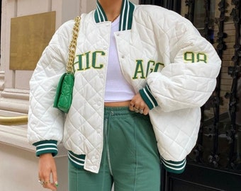 90s style bomber jacket