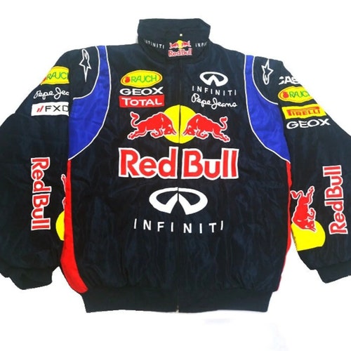 Vintage Style Nascar Formula 1 Red Bull Racing Jacket | Etsy Canada