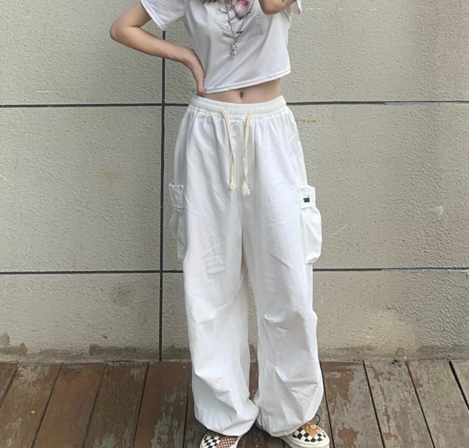 baggy black pants 90s