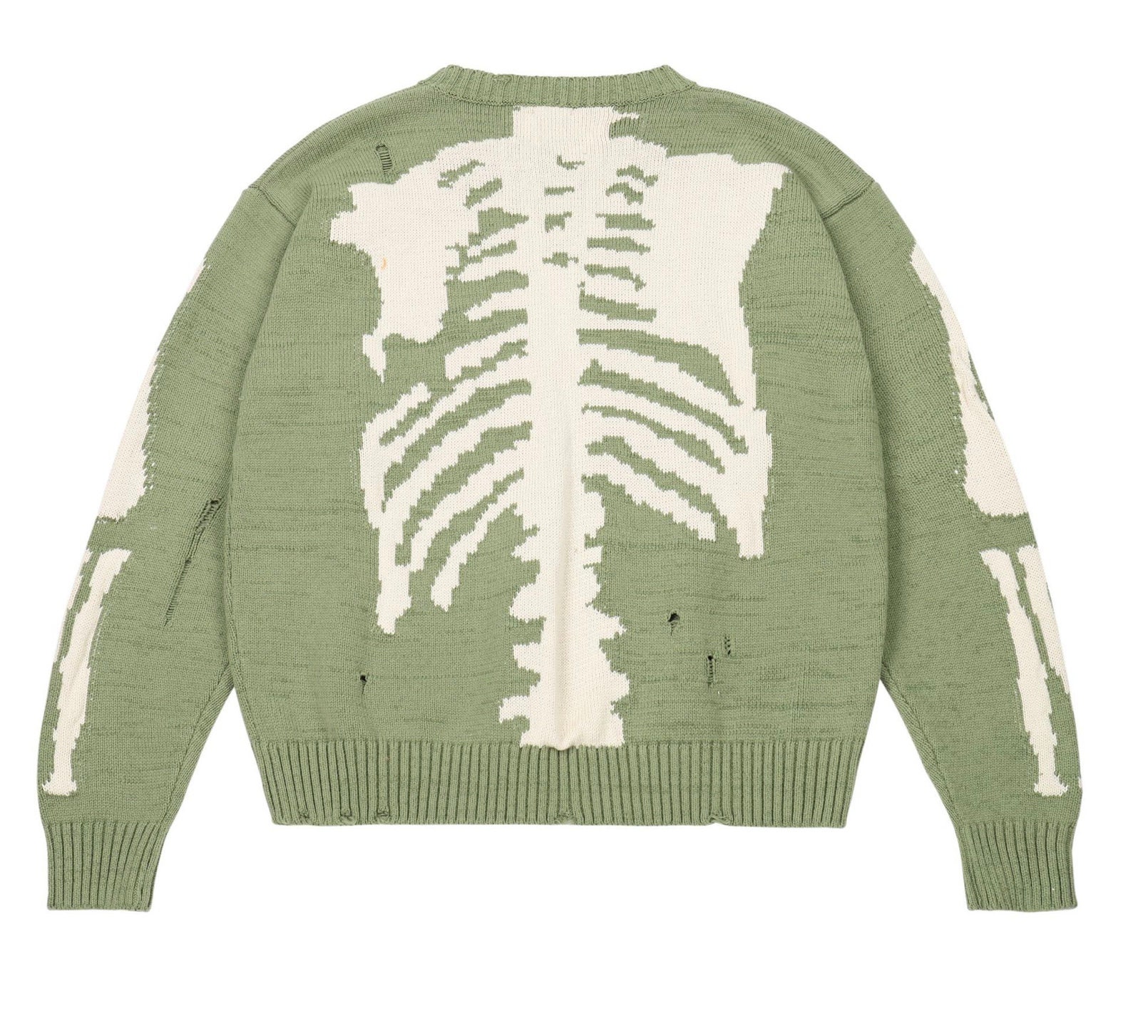 Grunge Oversized Knitted Skeleton Bone 