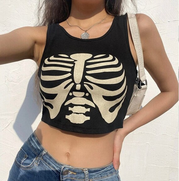 skeleton shirt y2k