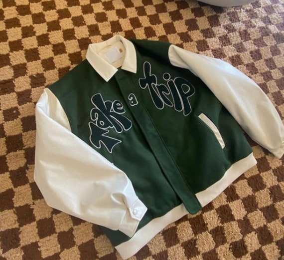 Baseball Varsity Jacket 90s Y2k Style 