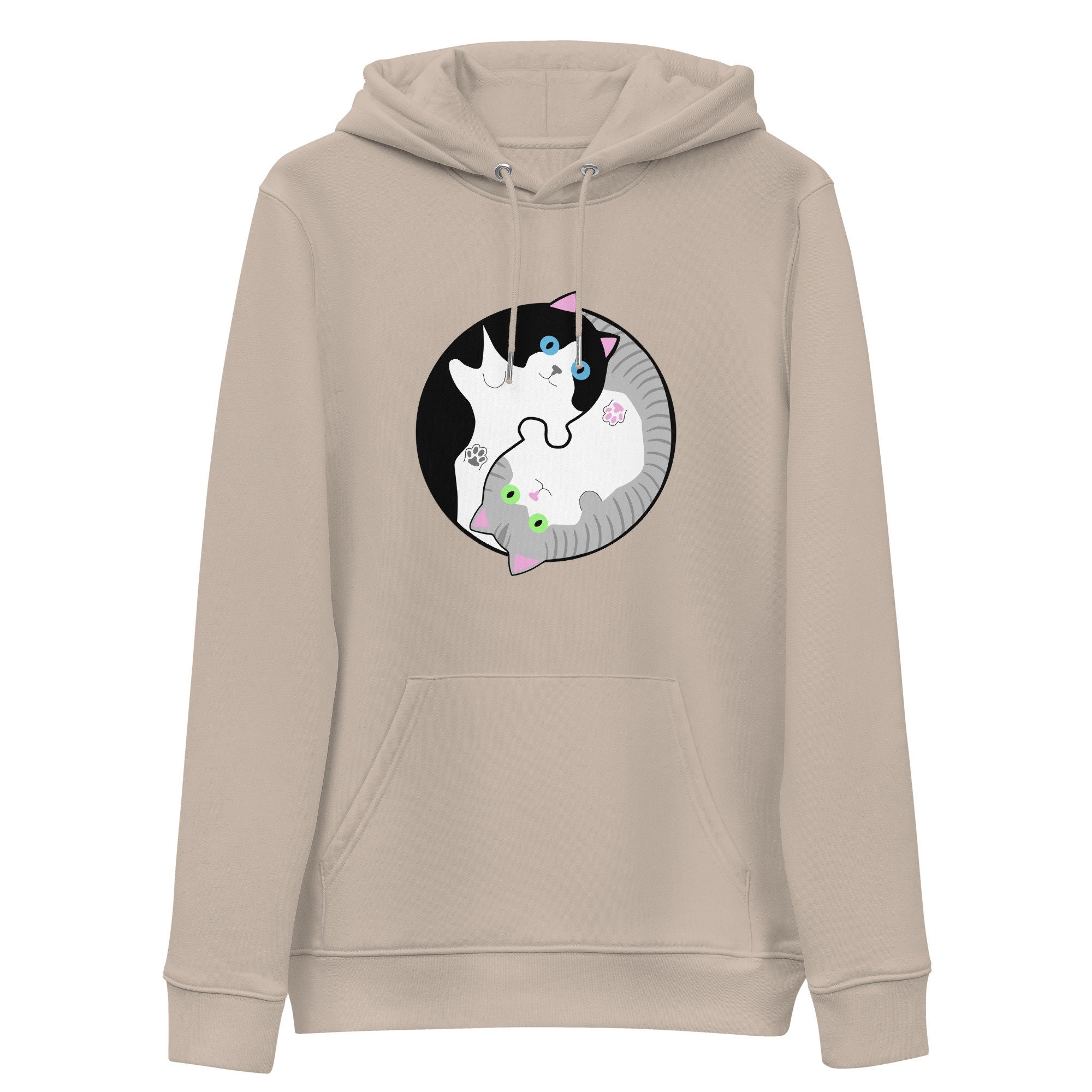 cat yin yang sweatshirt