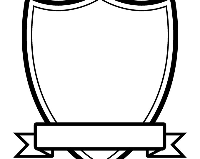 Shield | Crest | Vector Image | Digital Download | JPEG - PNG - PDF ...