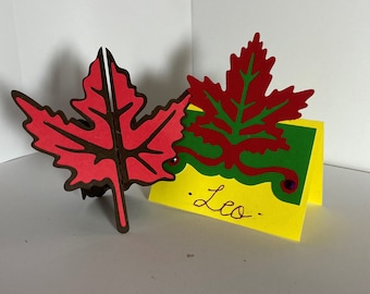 Napkin ring and place card