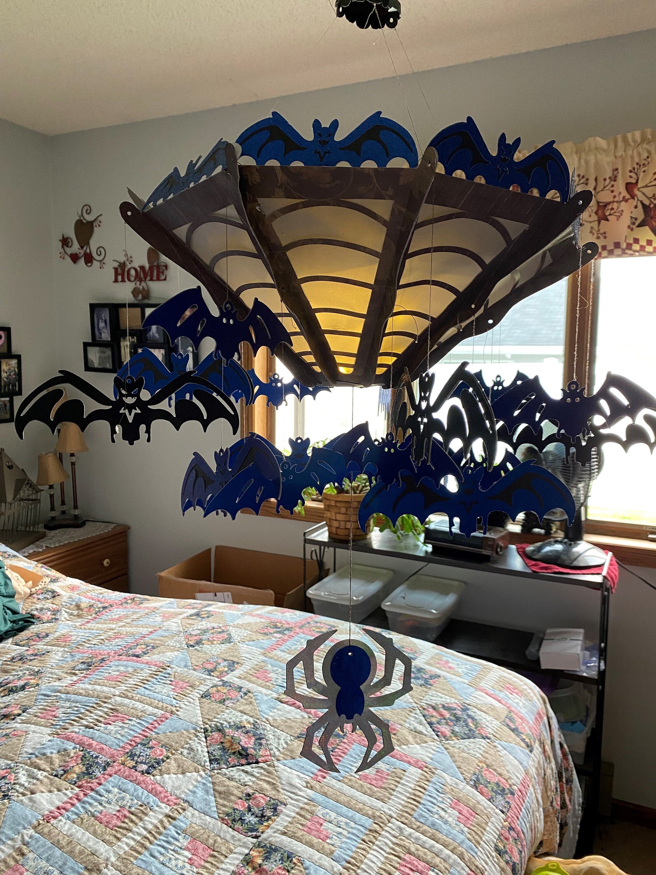 Bronze Bat Chandelier Etsy