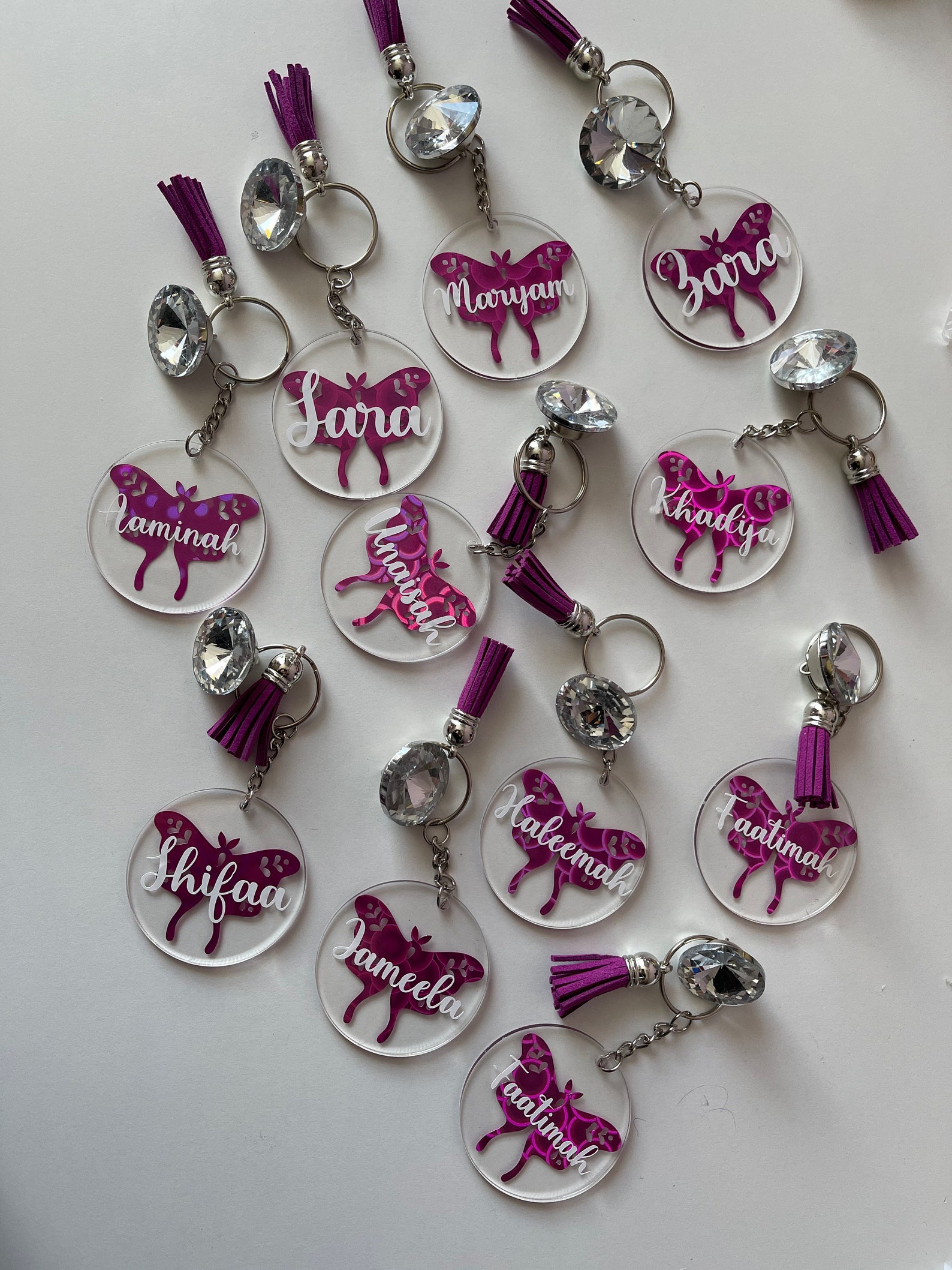 Class Personalised Keyrings in Bulk Names Keyrings Teacher Etsy UK