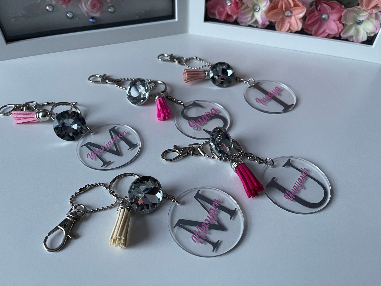 Class Personalised Keyrings in Bulk Names Keyrings Teacher Etsy UK