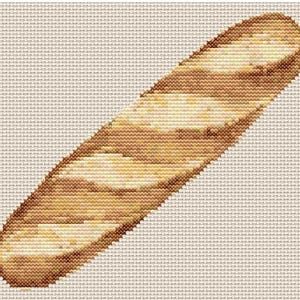 Baguette cross stitch pattern