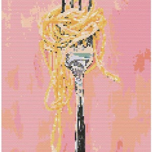 Pasta cross stitch pattern