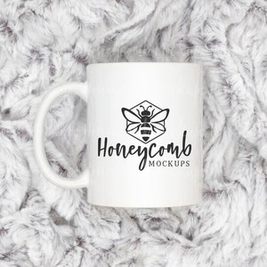 11oz White Mug Mockup, White Coffee Mug Mockup, Cozy Mug Mockup, Styled Mug Photo, White Mug Mockup, 11oz Mug Mockup, Top View Mug Mockup