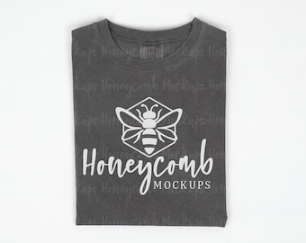 Comfort Colors 1717 Pepper Mockup, C1717 Shirt Mockup, Comfort Colors Mockup, Folded 1717 Mockup, Pepper Comfort Colors, Simple Mockup