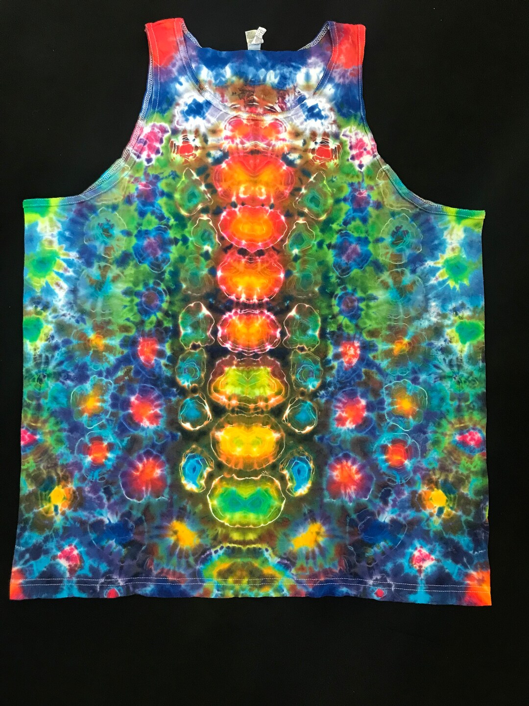 XL Tie Dye Tank Top. Kenney Style Tie Dye Shirt. Etsy