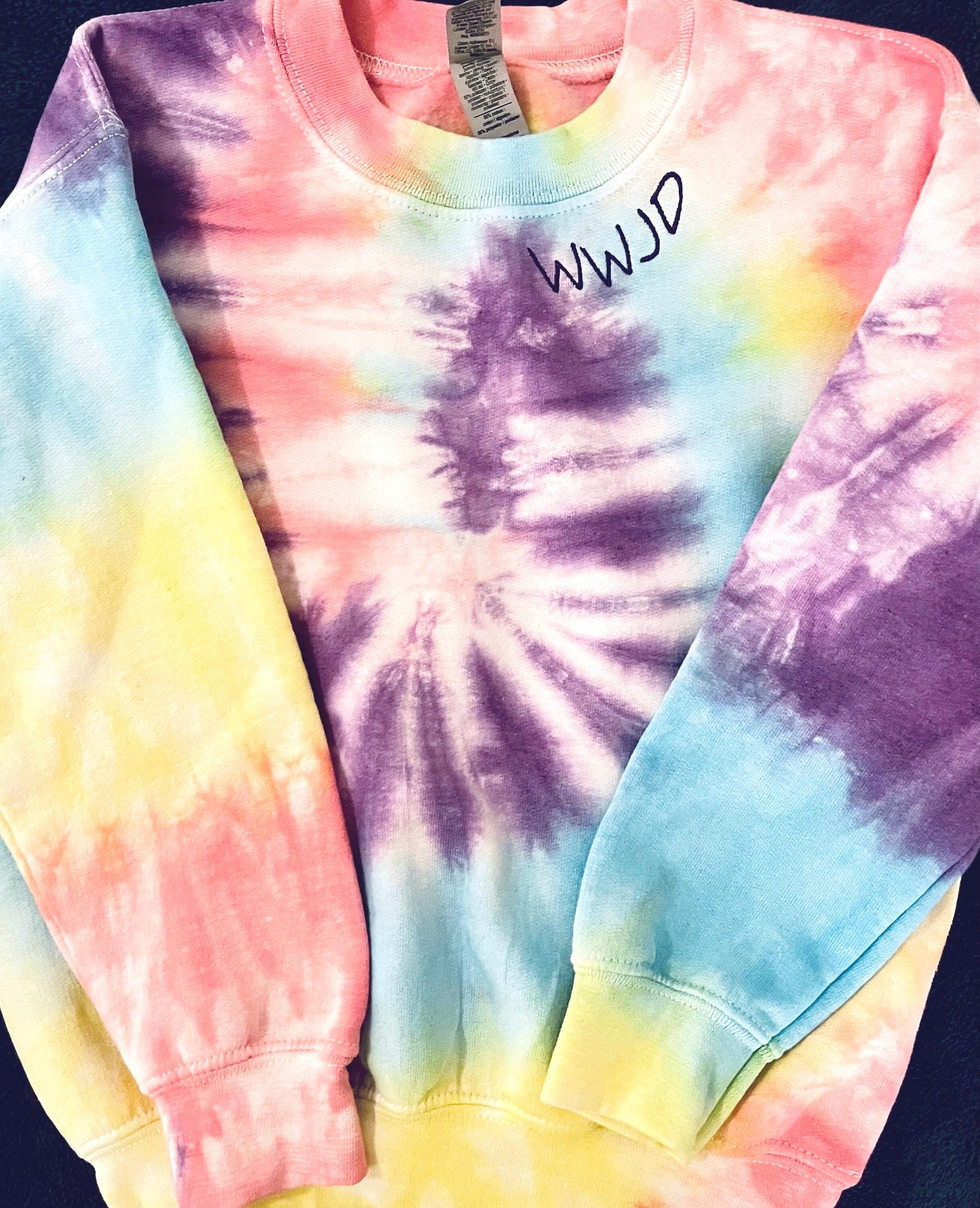 Be Kind Embroidered Tie Dye Sweatshirt Embroidered Be Kind Shirt Youth Be Kind Tie Dye Sweatshirt Be Kind Shirt Gift for Her Etsy