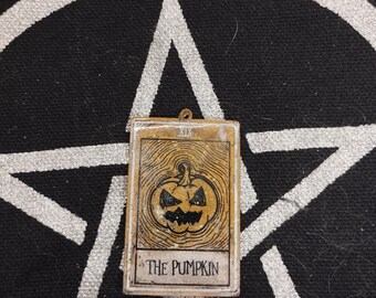 Pumpkin Tarot Pendant