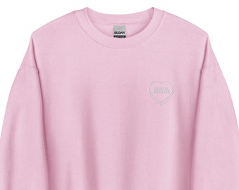 Gracie Abrams Embroidered Sweatshirt LIMITED EDITION VALENTINES